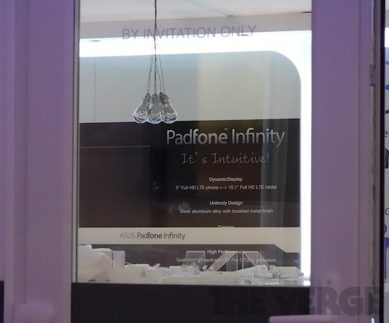 Asus Padfone Infinity mit 5 Zoll Full HD Display und Asus Fonepad auf dem MWC 2013 gesichtet