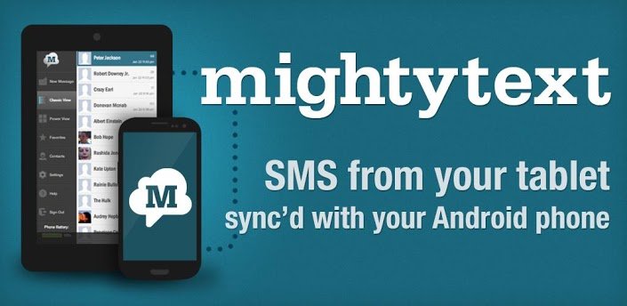 MightyText: SMS per Tablet über das Smartphone schreiben