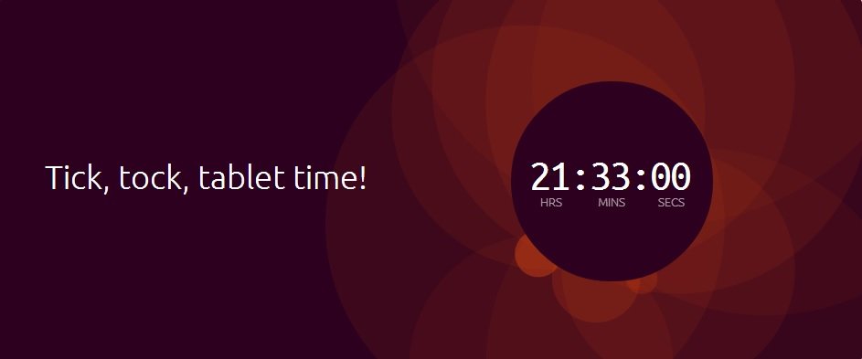 Ubuntu für Tablets: Countdown zur morgigen Vorstellung gestartet