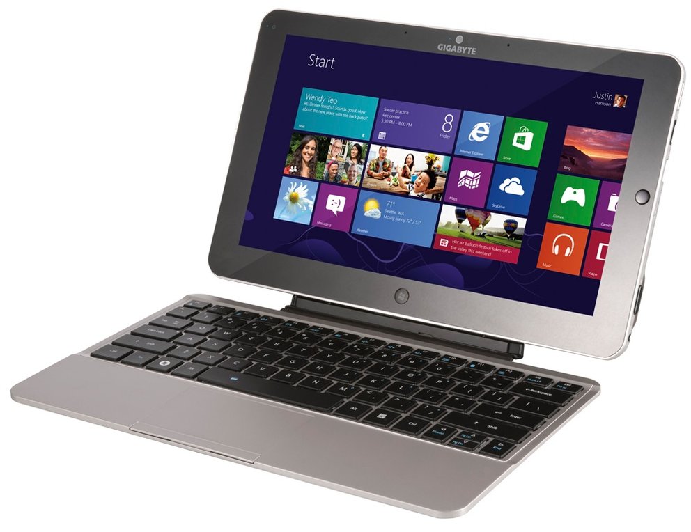 Gigabyte Padbook S1185: Windows 8 Tablet mit 11,6 Zoll Full HD Display auf der CeBIT 2013