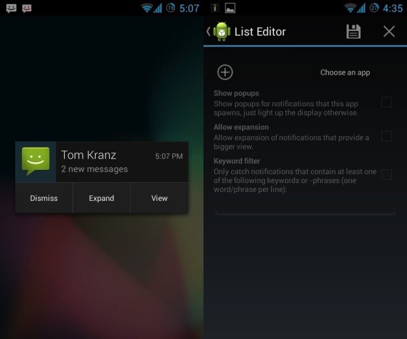 Notify Me!: Popup-Benachrichtigungen unter Android