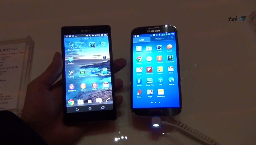 Vergleich: Samsung Galaxy S4 vs. Sony Xperia Z, HTC One, Galaxy S3, Note 2 uvm.