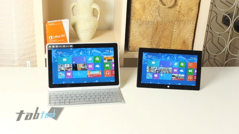 Microsoft Surface Pro vs. Acer Iconia Tab W700