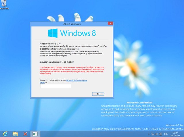 Windows Blue trägt den Namen Windows 8.1