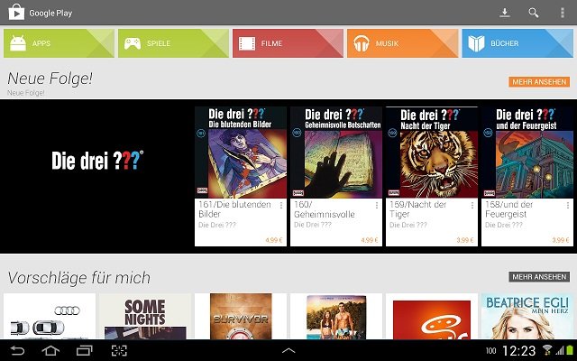 Google Play Store 4.1.6 zum Download - Überarbeitetes Design und Optimierungen