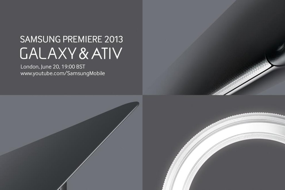Samsung Premiere 2013: Neue ATIV und Galaxy Geräte werden am 20. Juni vorgestellt