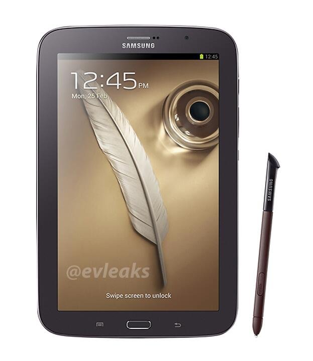 Samsung Galaxy Note 8.0 in Braun zeigt sich auf erstem Bild