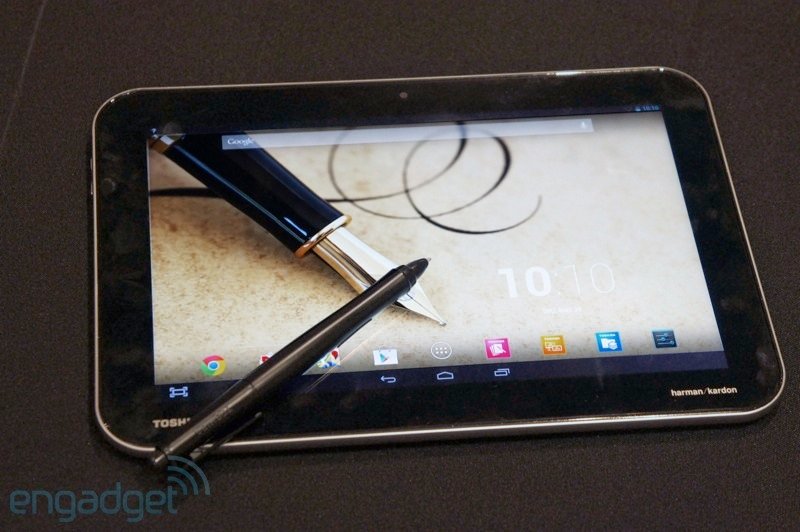 Toshiba Excite Pure, Pro und Write - Tegra 4, 2560 x 1600 Pixel und Digitizer