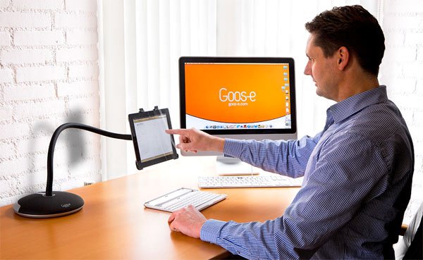 Goos-e: Die flexible Tablet-Halterung für iPads