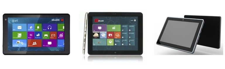 Olivetti listet erste Windows 8 Bay Trail Tablets mit 8.1, 9.7 und 10.1 Zoll Displays