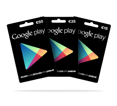 Offiziell: Google Play Geschenkkarten in Deutschland gestartet
