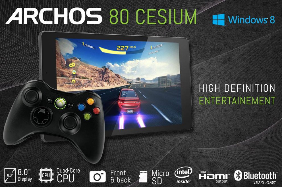 Archos 80 Cesium 8 Zoll Windows 8.1 Tablet vorgestellt