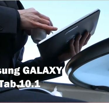 Samsung Galaxy Tab 10.1 im Video: Oh lálá, très chic!