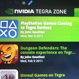 PlayStation Suite kommt Ende 2011 für Tegra 2-Geräte