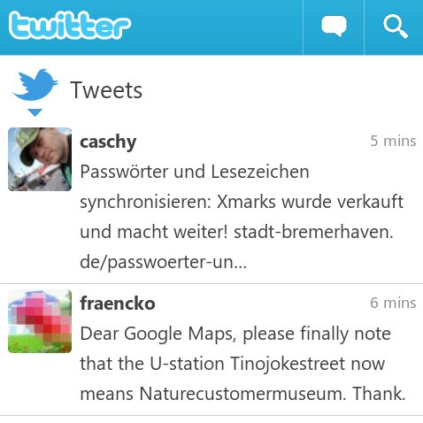 Twitter: App-Update bringt Pull to Refresh und mehr Speed