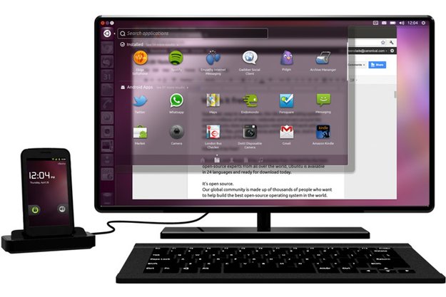 Ubuntu für Android: So verschmelzen Smartphone und PC