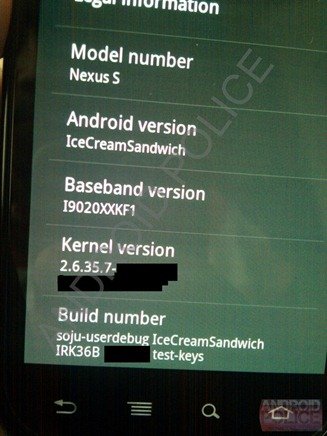 Ratespiel: Sehen wir hier Android 4.0 Ice Cream Sandwich?