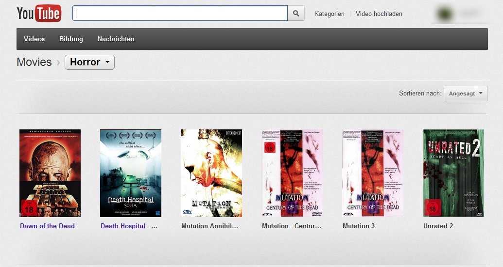 Youtube Movies Komplette Filme Jetzt Auch In Deutschland